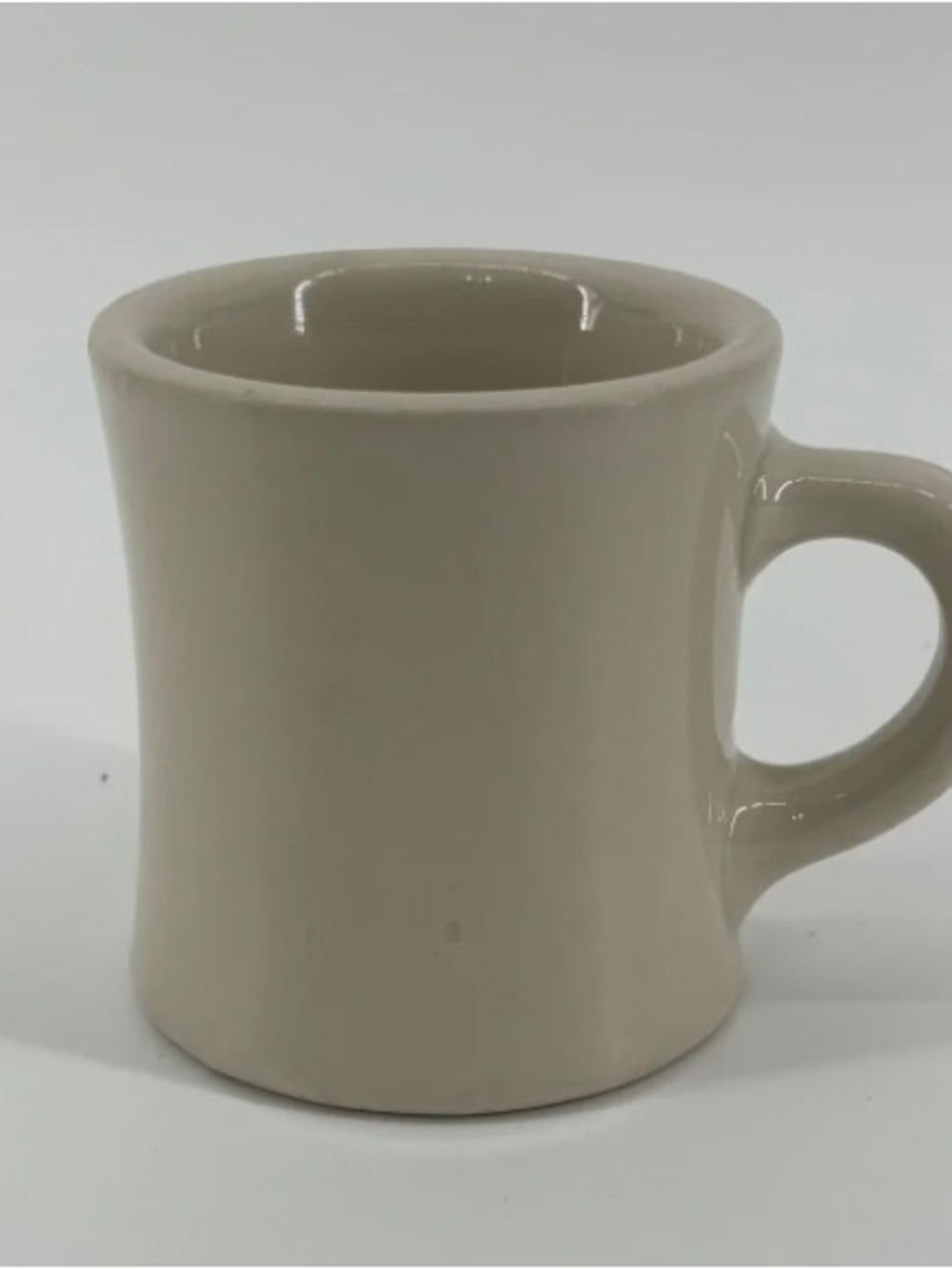 Vintage Victor Coffee Mug 1950s MCM Diner Style Mug Off White